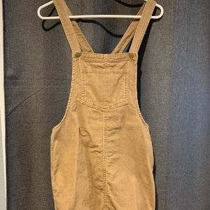 Women’s corduroy overall dress